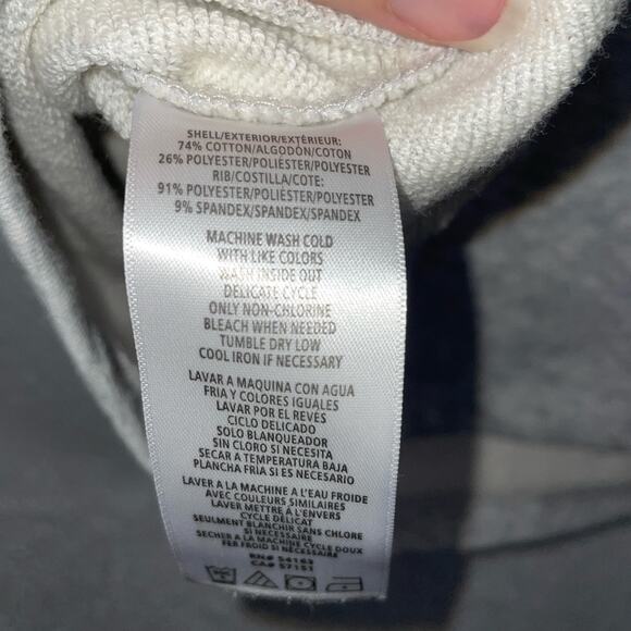 Bass Outdoor Women's  Batona French Terry Half Zip Sweatshirt grey medium - Picture 8 of 8